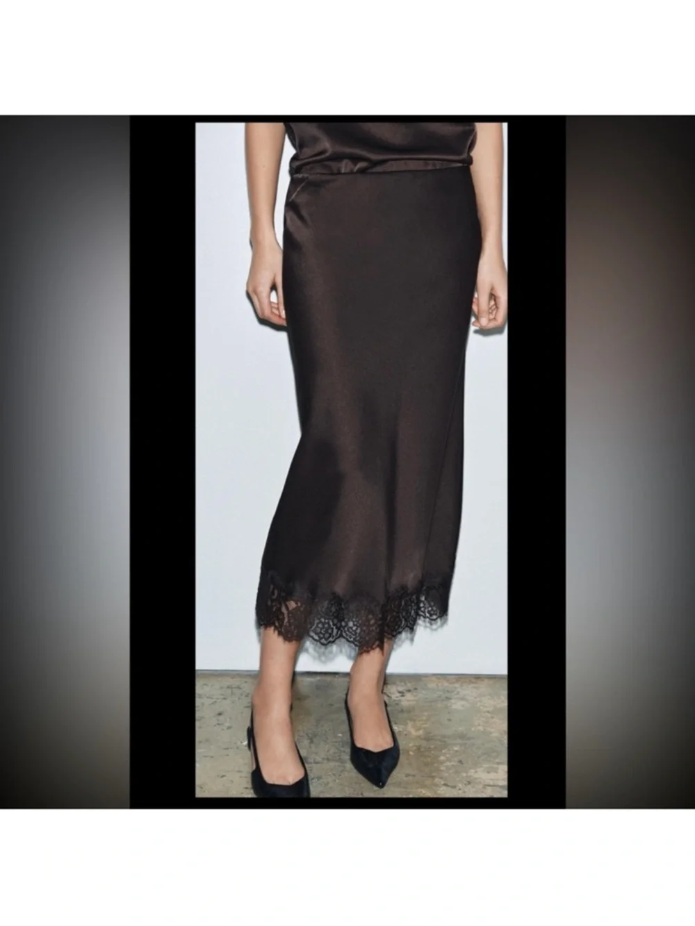 Zara satin effect